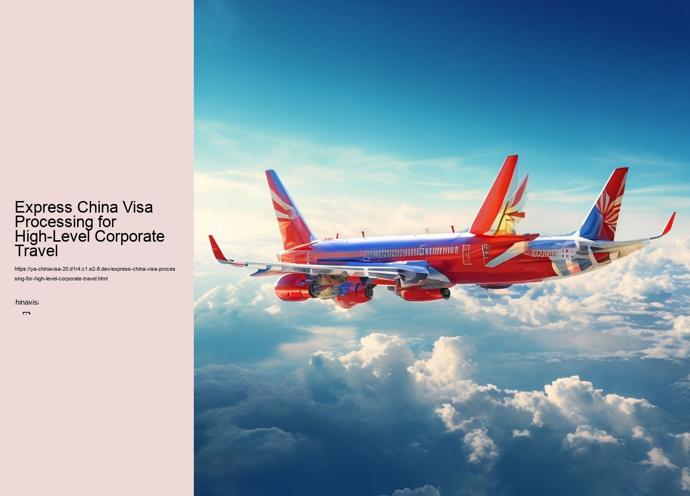 Express China Visa Processing for High-Level Corporate Travel